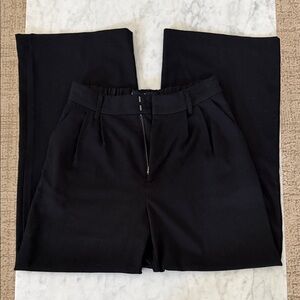 Hollister Black Wide-Leg Trousers